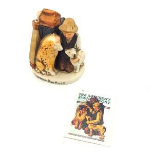 Dave Grossman 1980 Friends in Need Norman Rockwell Collectible Figurine